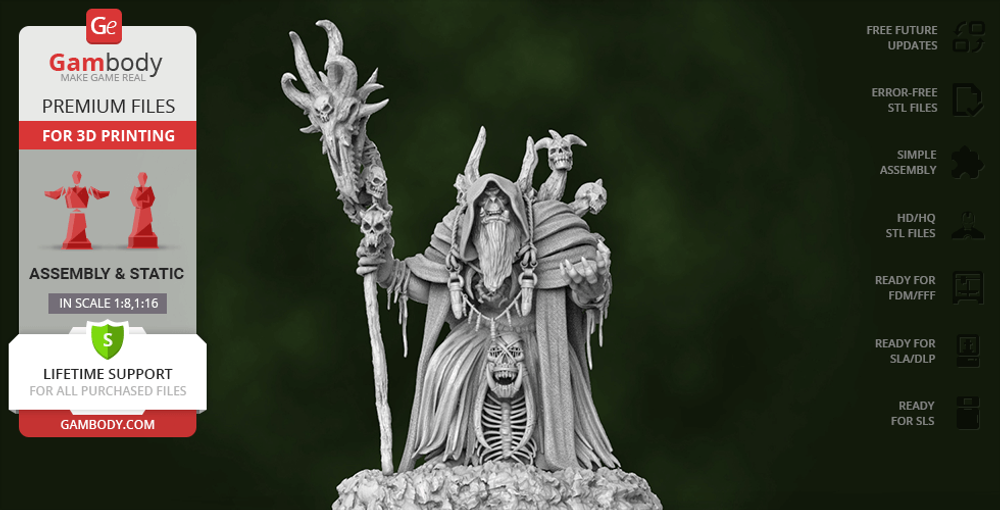 Гул'дан шаман с Дренора Guldan world of warcraft wow Варкрафт Коллекционная Фигурка Аниме