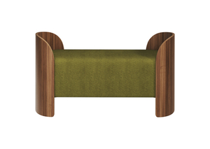 Банкетка Lagom 2 120 см (зеленый, орех)