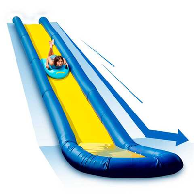 Водные горки для установки на склоне