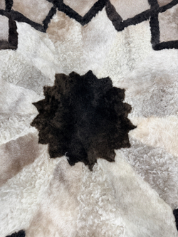 Ковер шкура натуральная овчина меховой