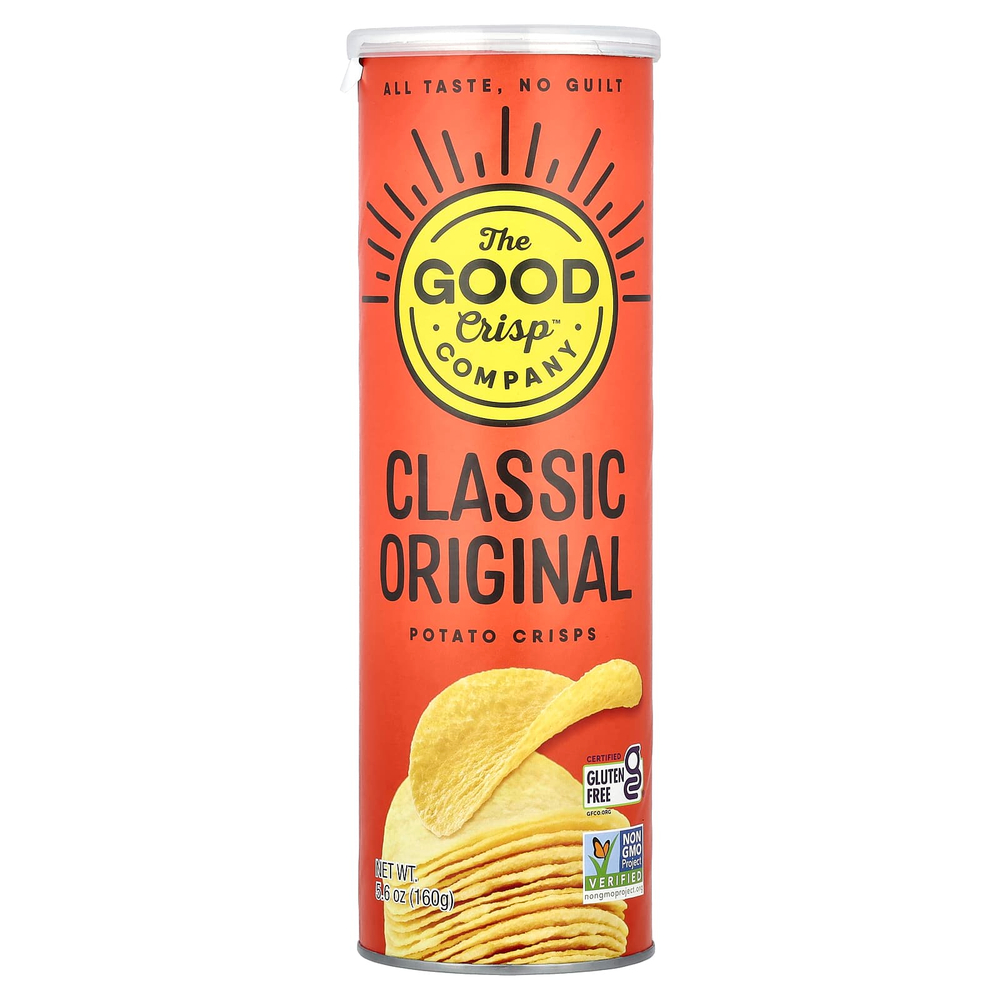 The Good Crisp Company, Картофельные чипсы, классические, оригинальные, 160 г (5,6 унции)