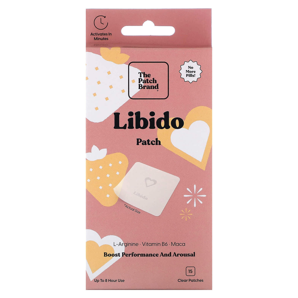 The Patch Brand, патч для либидо, 15 прозрачных патчей