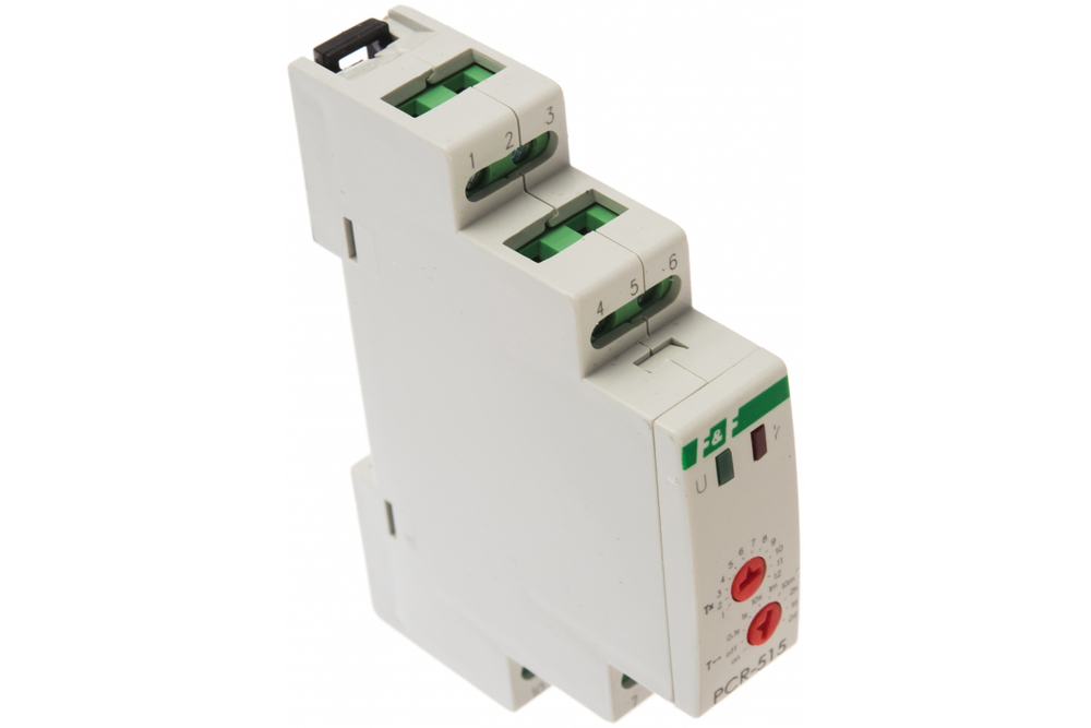 Реле времени PCR-515 2х8А 230В 2перекл. IP20 (диапазон времени 0.1сек-24дней)
