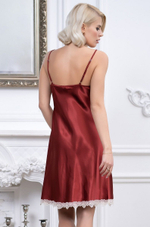 Короткая сорочка Julia из искусственного шелка