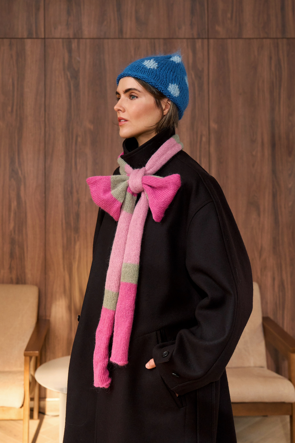 Шарф Jacob Cro "Pink"