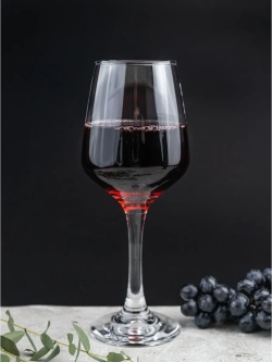 Набор бокалов для вина, 365 мл, 6 шт. прозрачные