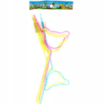 Трубочка для коктейля с завитками 5 шт