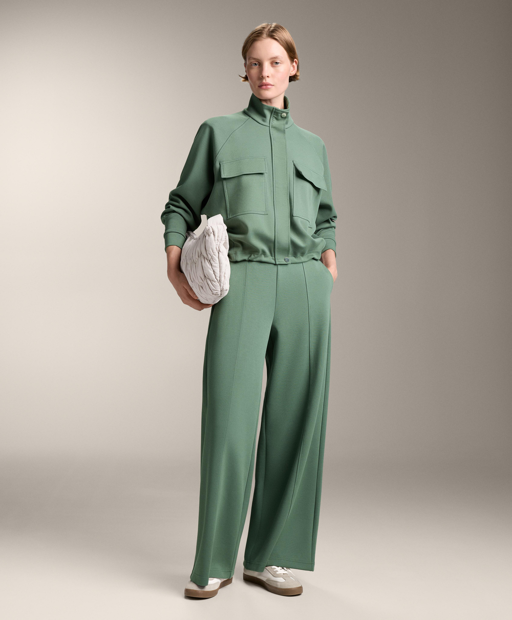 Oysho Куртка с карманами, линялый зеленый