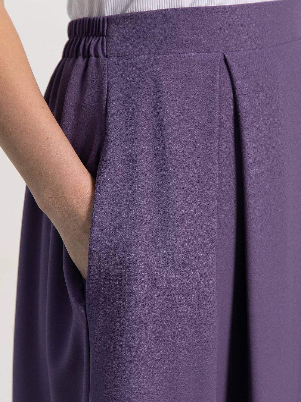 Юбка миди Мариэтта (фиолетовая) Ю14389-16М LT Collection