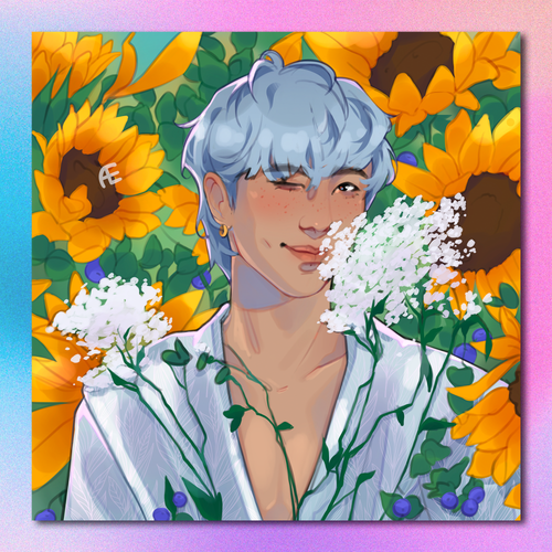 Арт принт / annaermizina.art / BTS / Намджун #2