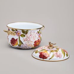 КАСТРЮЛЯ AGNESS ЭМАЛИРОВАННАЯ С КРЫШКОЙ СЕРИЯ ФЛАНДРИЯ, 2,1Л, ДИА.16СМ