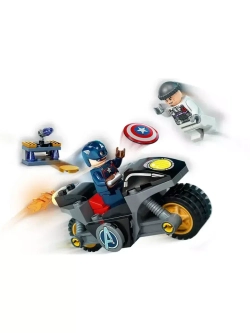 Конструктор Битва Капитана Америка с Гидрой 65 деталей