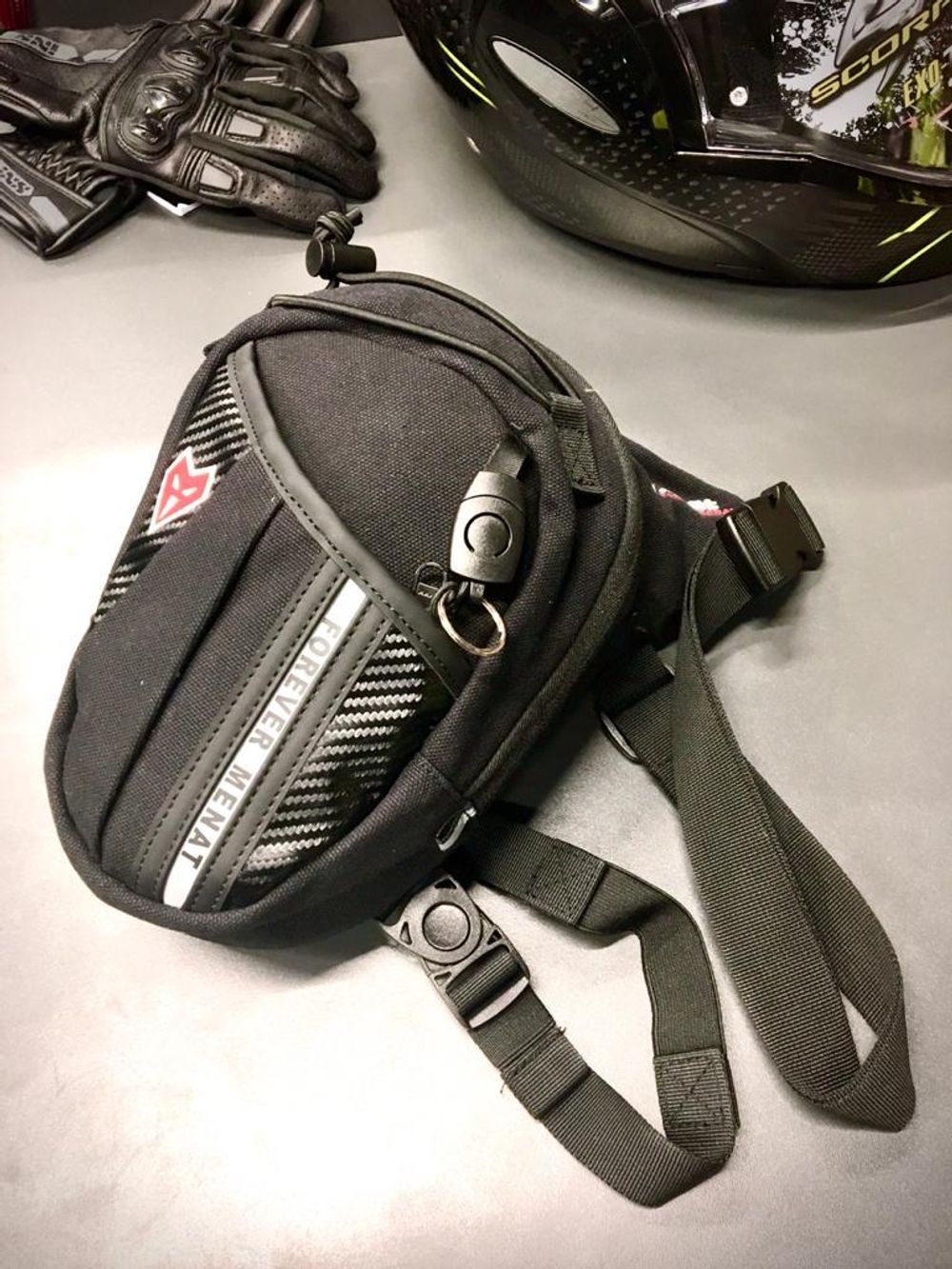 СУМКА НА БЕДРО MADBULL MB-T901 HIP BAG ЧЁРНАЯ