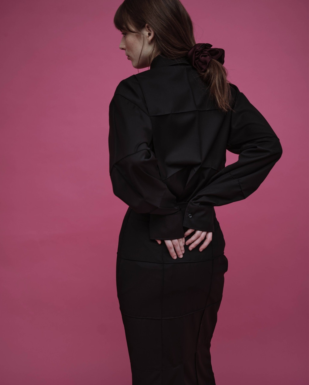 Рубашка "CUBE" черная