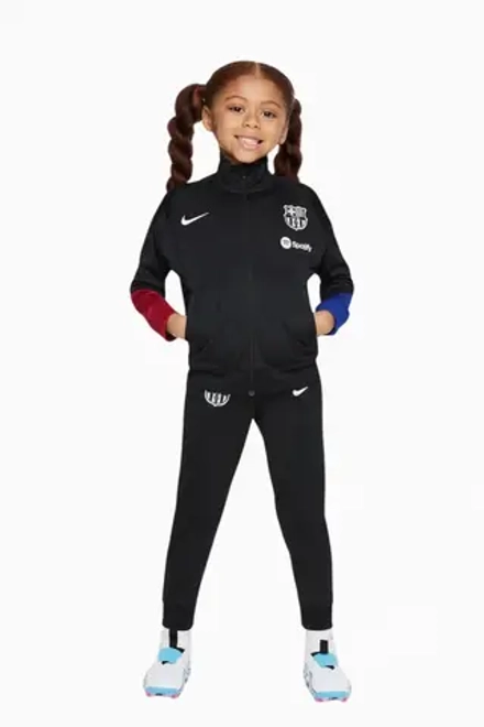 Спортивный костюм Nike FC Barcelona 24/25 Strike Little kids - черный