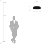 746068 Люстра AMERIGO 6х40W E14 УМБРА ПРОЗРАЧНЫЙ