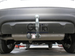 Фаркоп оцинкованный Galia N054A для Nissan Qashqai 2007-2014, Qashqai 2 2014-(паспорт и сертификат в комплекте)(без электрики)