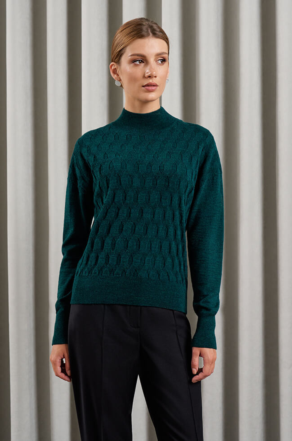 22899 Джемпер женский (зеленый)