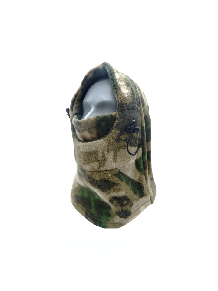 Капюшон-шарф с маской (мох)