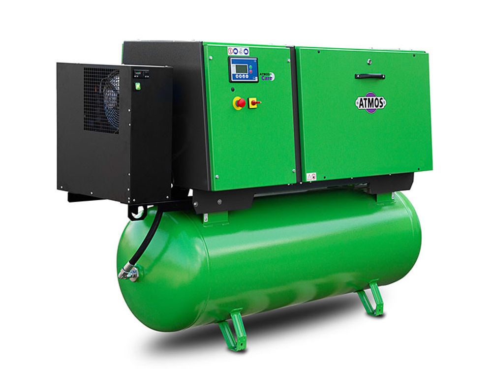 Винтовой компрессор ATMOS ALBERT E50-KRD-9-270 на ресивере 270 литров с осушителем