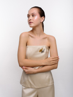 Брошь "Rissoa" Gold