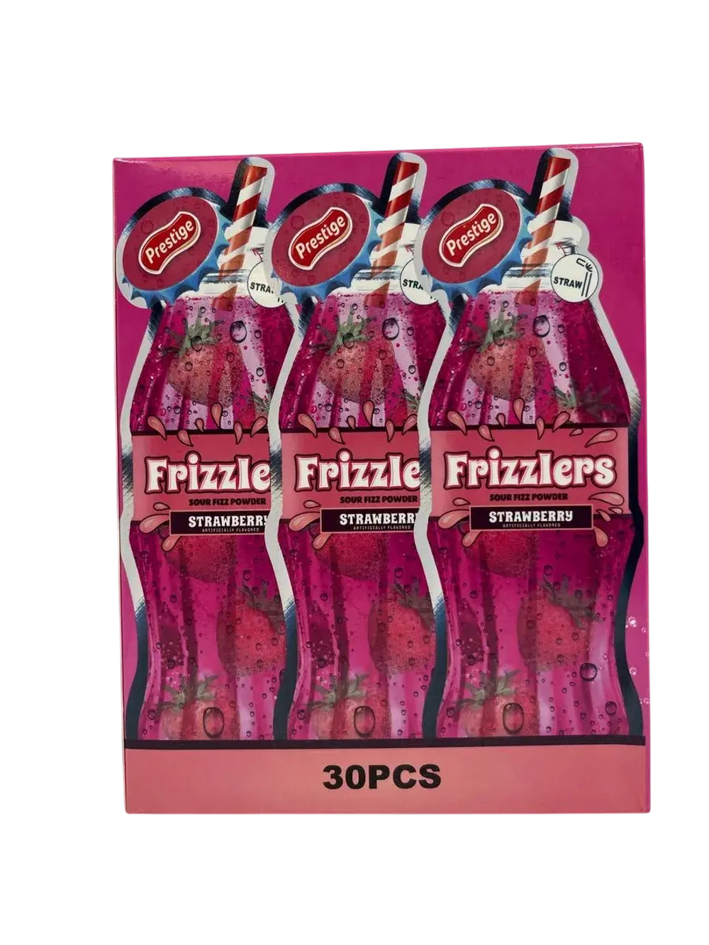 Кислая сахарная пудра со вкусом клубники