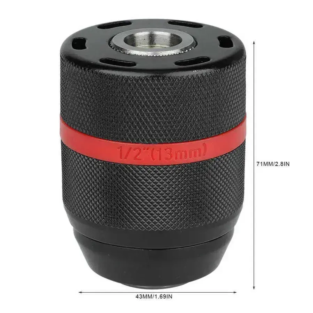 Патрон быстрозажимной для сверл 13 мм, 1на2 - 20 UNF, цельнометаллический, Ariya A-163