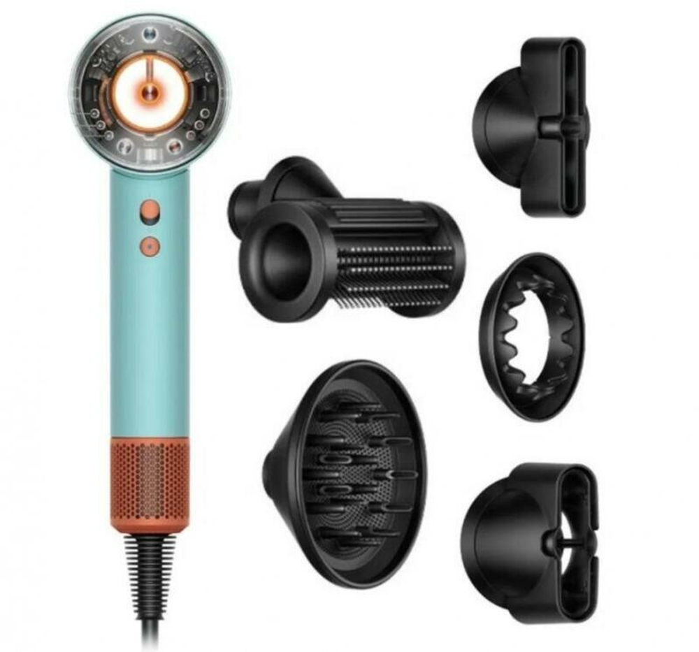 Фен Dyson Supersonic HD16 Nural, Ceramic Patina / Topaz (Патина/Топаз) без кейса