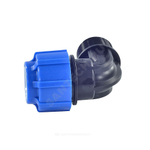 Отвод компрессионный ПЭ Дн 25х1/2"х90гр НР Ру16 ТПК-АКВА 50012512