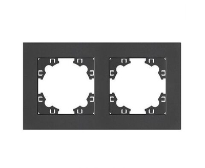 Рамка 2-м Афина универс. графит Universal A0044-Gr