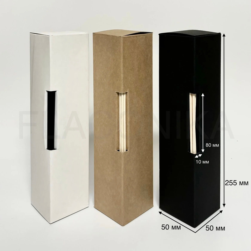 Коробка №3-П 50*50*255 мм для диффузора ТК 310 БЕЛАЯ