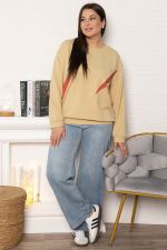 Свитшот Ритм города (бежевый) Б15005-3М LT Collection