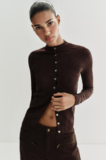 Жаккардовый вязаный кардиган - ZARA