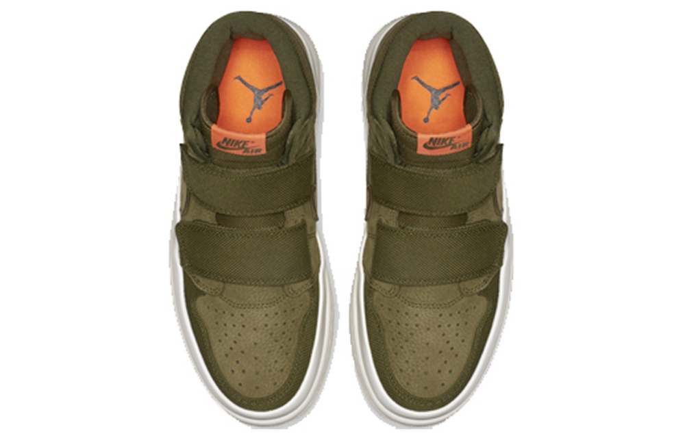 Air jordan 1 retro high double strap olive top