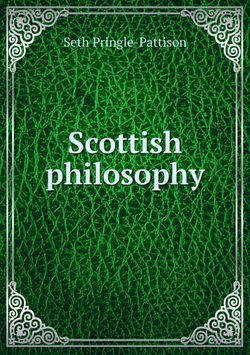 Scottish philosophy | Seth Pringle-Pattison
