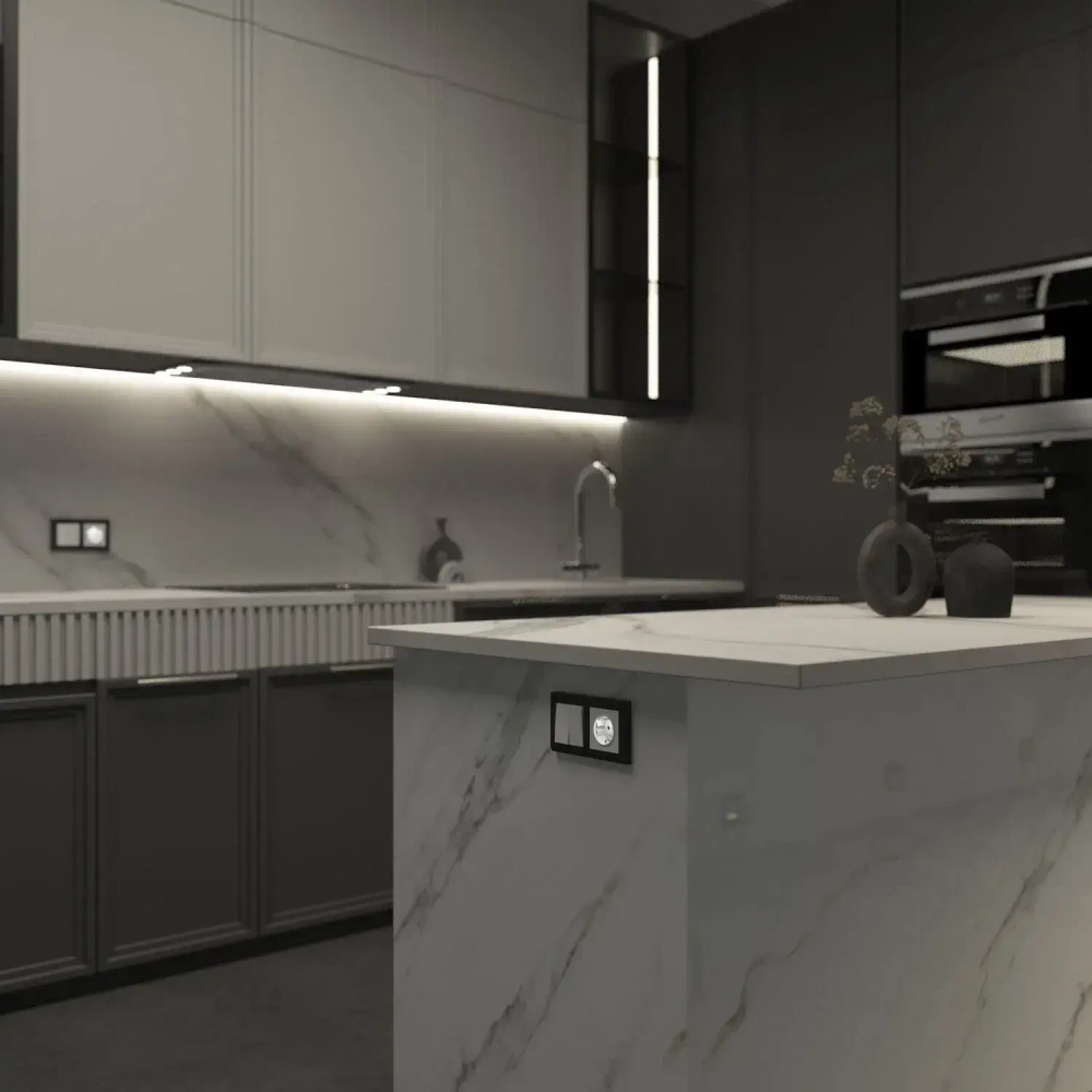 Розетка с подсветкой W (белый матовый) W1171461