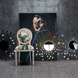 Стул Объект мечты Индокитайский зелёный павлин версия 1