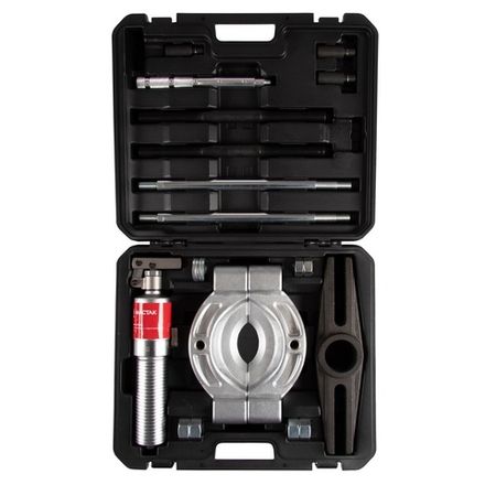 Цена на МАСТАК (104-19712) Съемник подшипников гидравлический, 12 т, 20-200 мм, сегментного типа, с совмещенным насосом