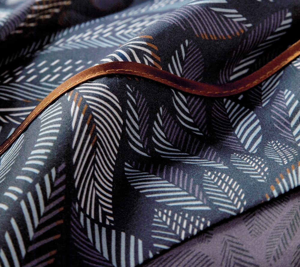 Постельное белье 2 спальное евро Blanc des Vosges Virtuoso Nuit