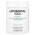 Codeage, Eternal, липосомальный НАД+, 60 растительных капсул