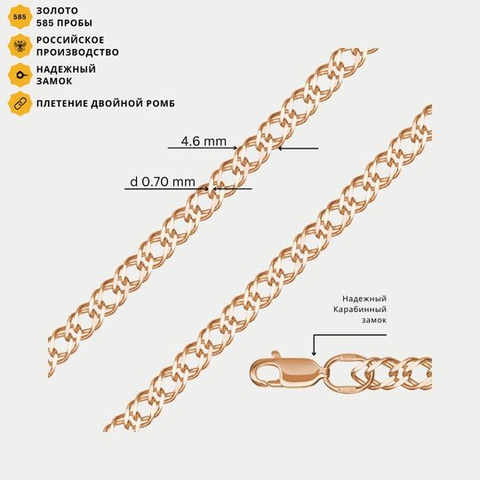 Цепь золотая