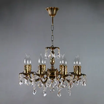 Подвесная люстра AMBIENTE by Brizzi BENISA 2226/8 PB NEW LEAF