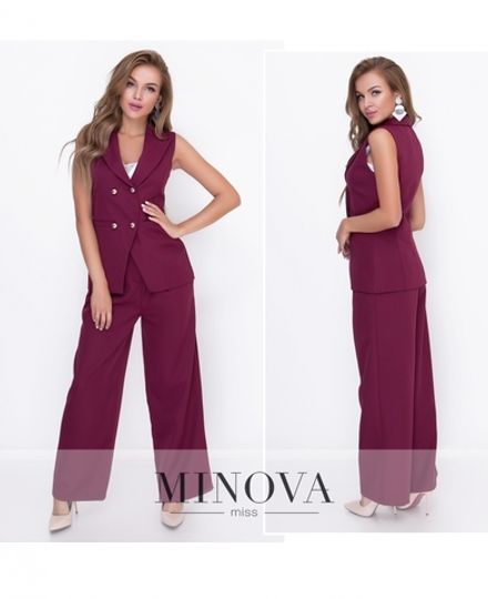 Брюки 8587-бордо Minova Фото 1