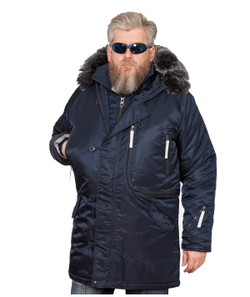 Куртка мужская зимняя Apolloget Expedition (т.синий - R.Blue/Gun Metal)