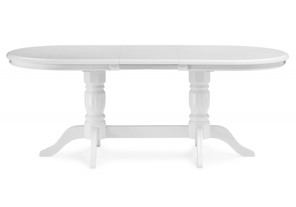 Стол деревянный Woodville Эвклаз овальный белый