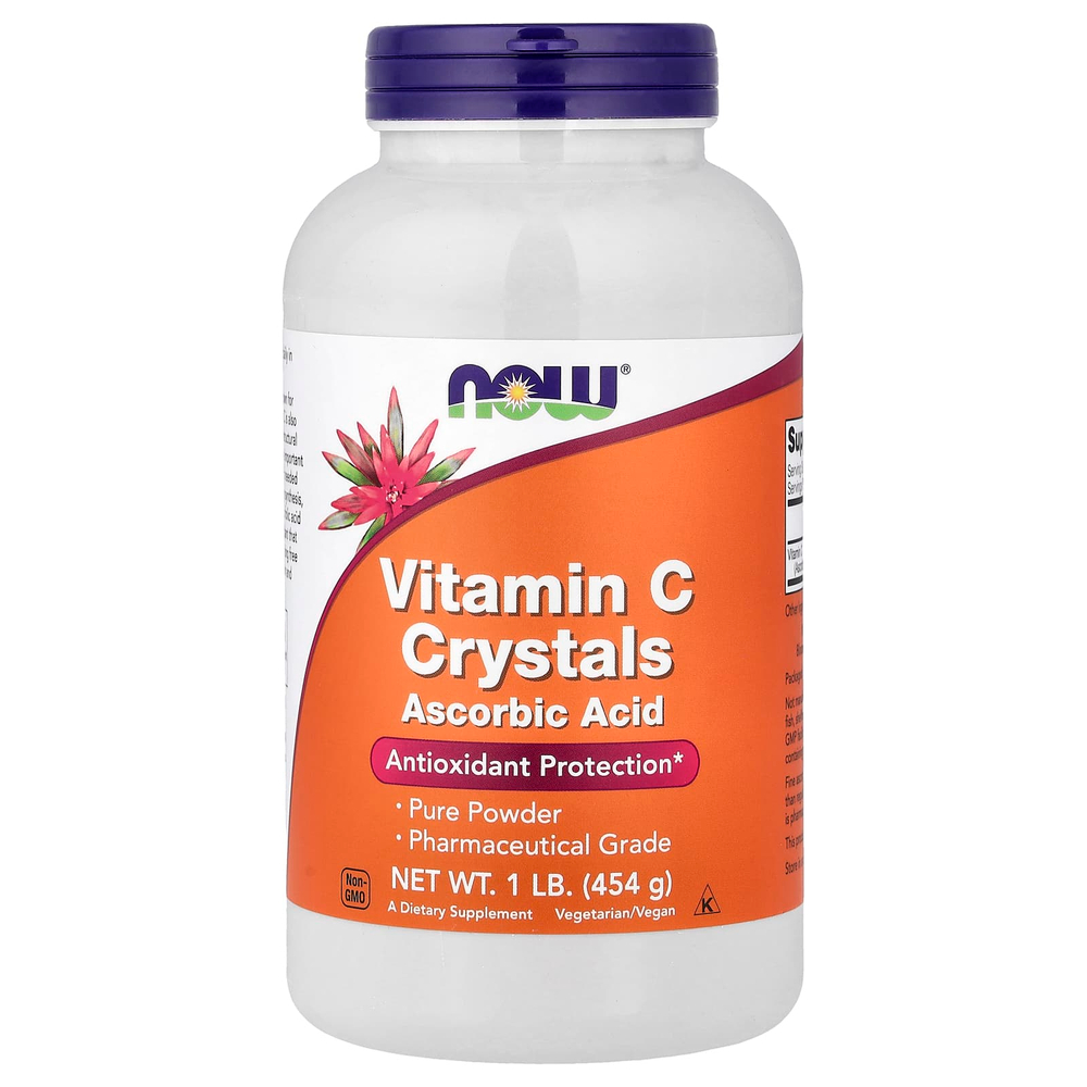 NOW Foods, Кристаллы витамина C, 454 г (1 фунт)