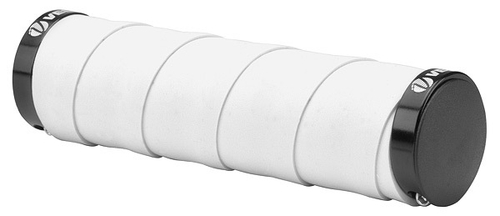 Грипсы 129мм VLG-852AD4 VELO белые с черные кольцами, в инд. упак.