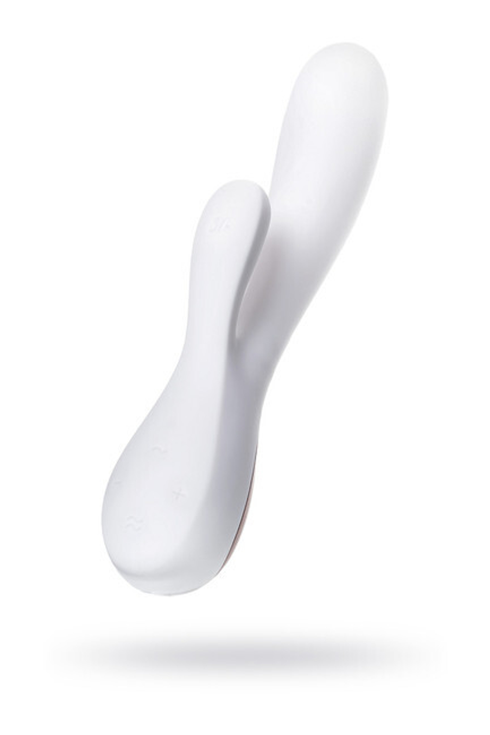 Нереалистичный вибратор Satisfyer Mono Flex, белый (Цвет: белый)