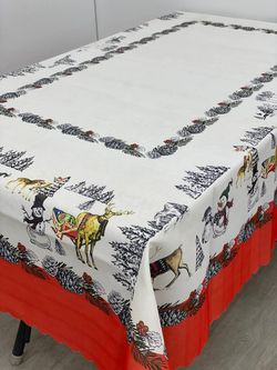 Скатерть НОВЫЙ ГОД 150/220 ЛИКВИ!
