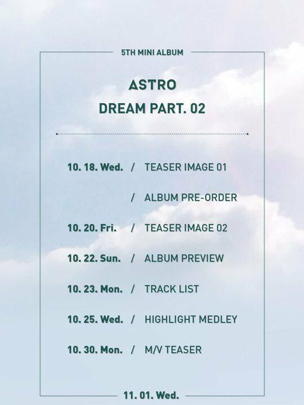 Альбом Astro - Dream Part.02 5th Mini Album WIND Version